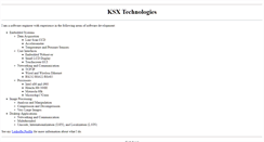 Desktop Screenshot of ksx.com