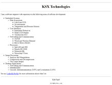 Tablet Screenshot of ksx.com